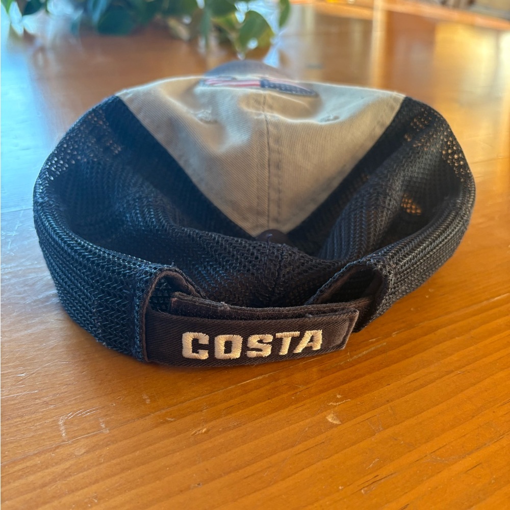 Costa Hat w/ Mesh Back and American Flag Symbol - Picture 4 of 5
